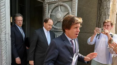 Foreign ambassadors to Russia Nicolas de Riviere of France, Alexander Graf Lambsdorff of Germany and Nigel Casey of Britain leave after visiting the Russian Foreign Ministry headquarters in Moscow, Russia, June 11, 2026. REUTERS/Shamil Zhumatov   TPX IMAGES OF THE DAY