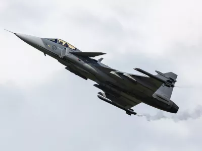 &Scaron;vedski&nbsp;SAAB JAS 39 Gripen Foto: iStock