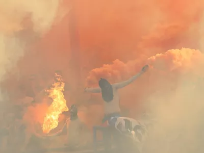09.05.2026., stadion Maksimir, Zagreb - SuperSport HNL, 34. kolo, GNK Dinamo - HNK Hajduk. navijaci Hajduka, Torcida Photo: Marko Prpic/PIXSELL