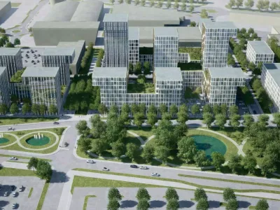 Tako je videti prva idejna re&scaron;itev načrtovane soseske v BTC, vendar po izdelavi prostorskega načrta soseska utegne biti drugačna.&nbsp;