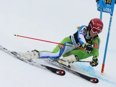Ana Bucik- 54. pokal Zlata lisica 2018 - Svetovni pokal v alpskem ženskem smučanju &ndash; Kranjska gora &ndash; veleslalom  //FOTO: Bojan Velikonja