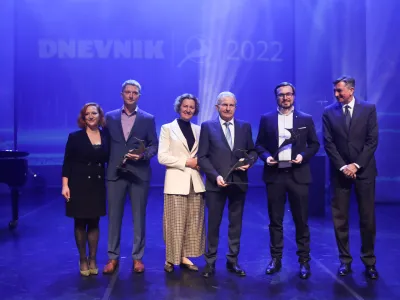 - 13.10.2022 -&nbsp;22. Slovenska GAZELA 2022 &ndash; regijski izbor najbolj&scaron;ih najhitreje rastočih podjetij v organizaciji časnika Dnevnik &ndash; sklepna prireditev in podelitev priznanj zlate, srebrne in bronaste gazele 2022 v Cankarjevem domu&nbsp;//FOTO: Bojan Velikonja