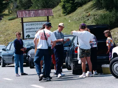 Vr&scaron;ič, turisti