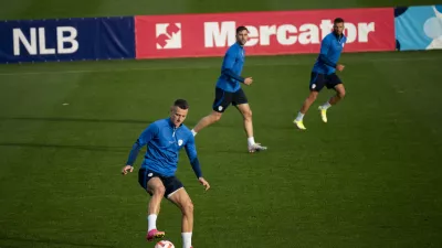 Žan Celar- 09.10.2023 &ndash; Nacionalni nogometni center Brdo - nogometna reprezentanca &ndash; trening pred kvalifikacijskima tekmama za EP 2024 proti Finski in Severni Irski, //FOTO: Nik Erik Neubauer