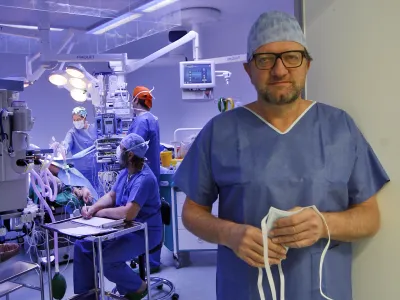 mag. Marko Bitenc, dr.med., specialist kirurg - zasebni zdravnik, ki se ukvarja s kirurgijo &scaron;čitnice, pljuč, požiralnika in kirur&scaron;ko zdravi refluksno bolezen požiralnika (GERB). - koncesionar iz Kirurgije Bitenc - operira v bolni&scaron;nici Golnik - KOPA,//FOTO: Tomaž SkaleOPOMBA: ZA OBJAVO V PRILOGI &ndash; DNEVNIKOV OBJEKTIV - INTERVJU 2014