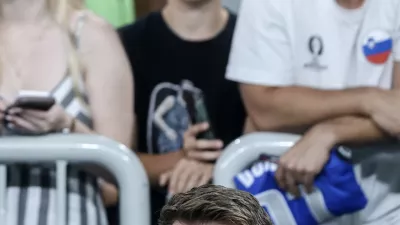 Luka Dončič- 25.06.2024 - zadnja pripravljalna tekma mo&scaron;ke reprezentance Slovenije proti Litvi. Ko&scaron;arka Slovenija: Litva //FOTO: Jaka Gasar