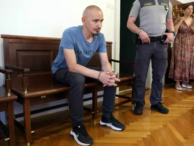 25.07.2024 - sodi&scaron;če, obtoženi Ale&scaron; Kro&scaron;eljFoto: Tomaž Skale