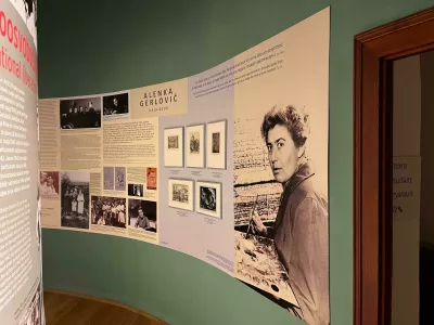 Razstava Muzejski donatorji &ndash; ožilje muzeja v Posavskem muzeju Brežice posebno pozornost namenja veliki donatorki, slikarki in pedagoginji Alenki Gerlovič. Foto: arhiv Posavskega muzeja Brežice