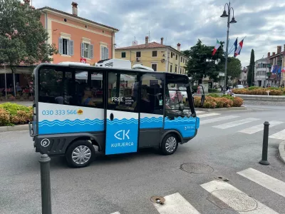 V Izoli (na fotografiji) in Kopru je prevoz s kurjercami že dobro ustaljena praksa. Foto:&nbsp; občina Izola