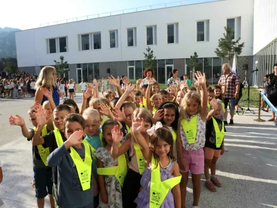 prvo&scaron;olci02.09.2024 -otvoritev O&Scaron; Frana Albrehta, KamnikFoto: Tomaž Skale 