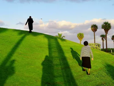 Birgusovo delo z naslovom Vladimir Birgus &ndash; Miami Beach (2012). Foto: Galerija Photon/Vladimir Birgus