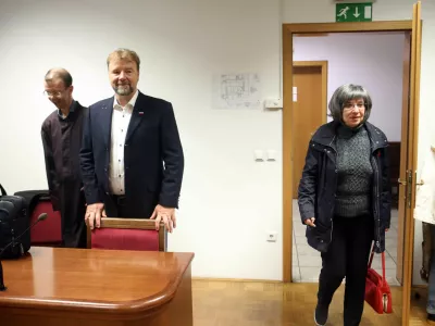 12.09.2024 -sodi&scaron;če, Svetlana Makarovič in Jože MožinaFoto: Tomaž Skale