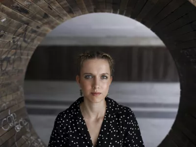 Liu Zakraj&scaron;ek je magistrska &scaron;tudentka primerjalne književnosti in filozofije. Foto: Luka Cjuha