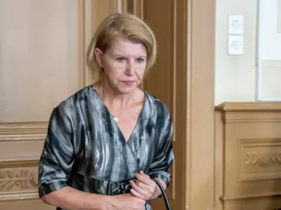 Na nadaljevanju sojenja zastopnici dru&scaron;tva Maus Nata&scaron;i Sokolov pričalista pričali materi dveh otrok.F Slovenske novice