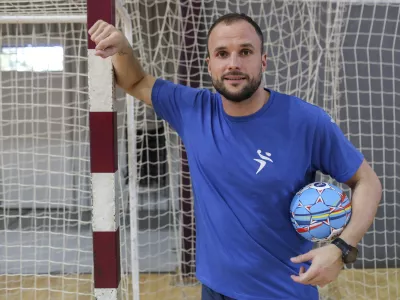 pomočnik selektorja rokometne reprezentance Uro&scaron; Zorman - 21.10.2019 &ndash; Rokometna zveza Slovenije - mo&scaron;ka rokometna reprezentanca &ndash; trening pred prijateljskima tekmama z Nizozemsko in Srbijo &ndash; priprave v Zrečah //FOTO: Jaka Gasar