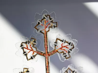 Ferrari Press Agency Plants 1 Ref 1627201/11/2024See Ferrari textPicture MUST credit: Binghamton UniversityArtificial plants that purify indoor air and generate electricity have been developed by researchers.The team said the air we breathe at work, school or home affects overall health and well-being. Most air purification systems, however, are expensive, cumbersome and require frequent cleaning or filter replacement to function at optimum levels.These artificial plants can feed off carbon dioxide, give off oxygen and even generate a little power. The plants use indoor light to drive photosynthesis, achieving a 90% reduction in carbon dioxide levels &mdash; far surpassing the 10% reduction seen with natural plants.The plants were made using solar cells and photosynthetic bacteria previously created at New York state's Binghamton University by Professor Seokheun Choi&nbsp;and PhD student Maryam Rezaie.OPS:The artificial plant.Picture supplied by Ferrari,Image: 929030419, License: Rights-managed, Restrictions:, Model Release: no