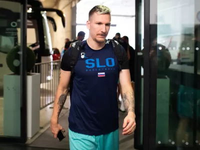 - Gregor Horvat- 01.08.2023. Odprti trening slovenske mo&scaron;ke ko&scaron;arkarske reprezentance pred prijateljsko tekmo, pred Svetovnim prvenstvom, z Grčijo.//FOTO: Bojan Velikonja