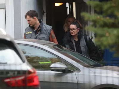 Vilija Bero&scaron;a so odpeljali na zasli&scaron;anje na policijo. Foto: Pixsell