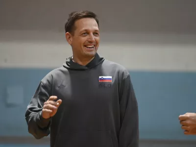 Aleksander Sekulić, selektor ko&scaron;arkarske reprezentance- 08.11.2022 &ndash; slovenska ko&scaron;arkarska reprezentanca - trening - priprave na novi dve kvalifikacijski tekmi z Izraelci in Nemci za svetovno prvenstvo leta 2023 //FOTO: Nik Erik Neubauer