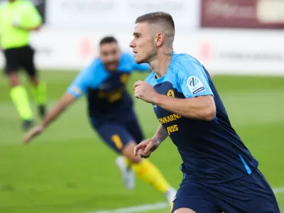 Bobičanec, prvi gol- 27.07.2023 &ndash; nogomet &ndash; Celje:&nbsp;Vitoria Guimaraes, konferenčna liga, 2. krog kvalifikacij, 1. tekma:&nbsp;//FOTO: Bojan Velikonja