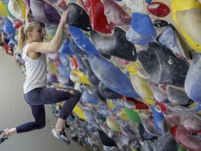 - 15.05.2023 - Janja Garnbret, &scaron;portna plezalka, //FOTO: Jaka Gasar