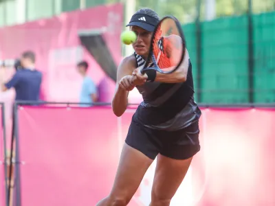 Kaja Juvan- 12.09.2023 - &Scaron;portni park Tivoli - ženski teni&scaron;ki turnir WTA Ljubljana, tenis //FOTO: Bojan Velikonja